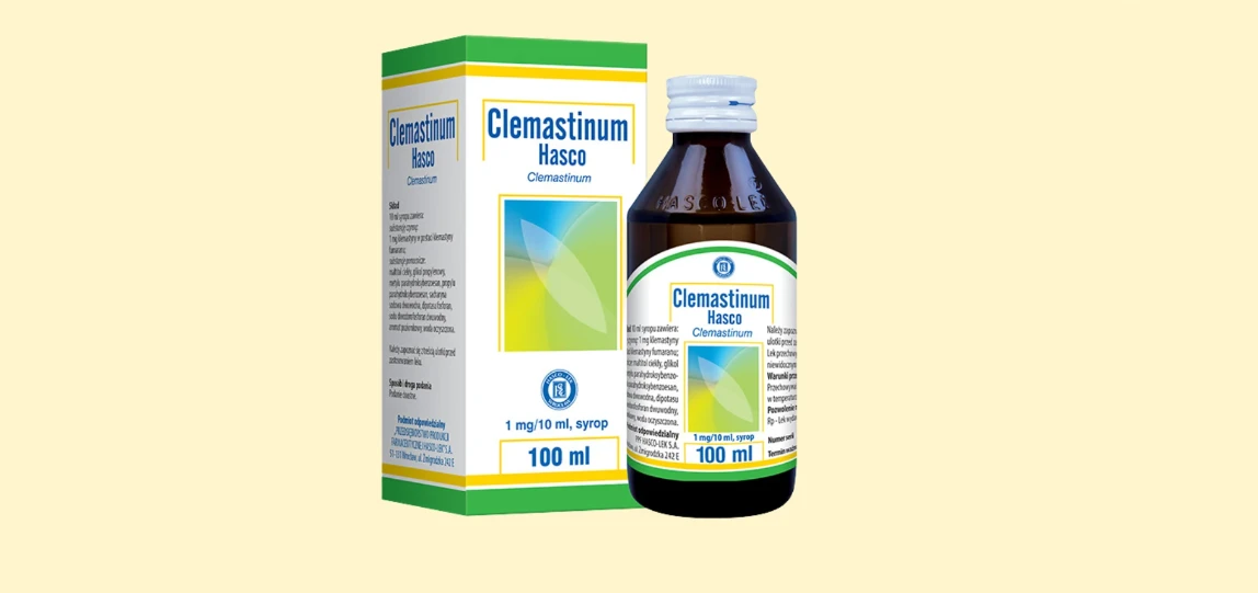Clemastinum Hasco   Recepta online   e Recepta z konsultacją | cena  dawkowanie  przeciwwskazania